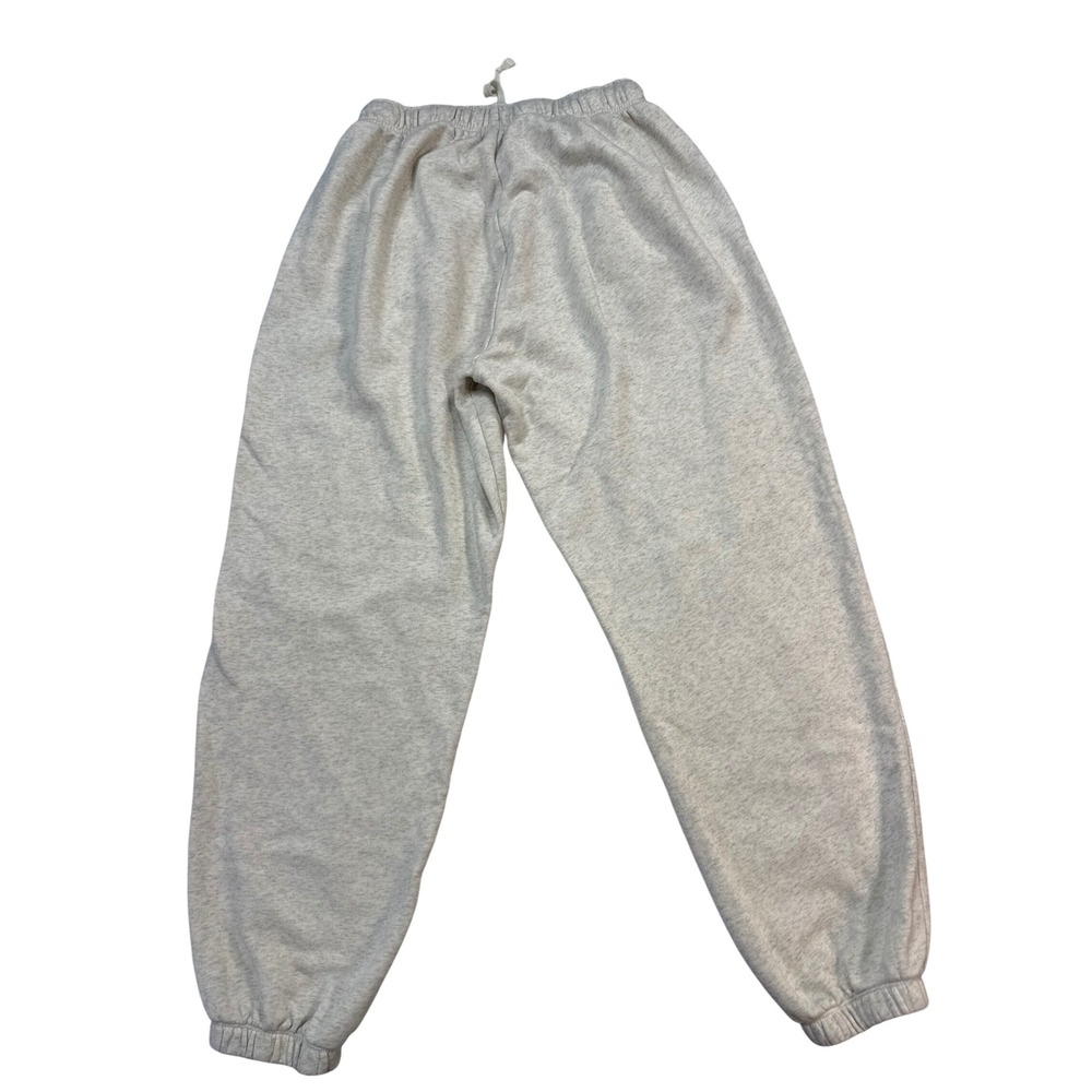 Nike Sweatpants Womens Small Oatmeal Fleece Joggers Drawstring Logo - Picture 4 of 7